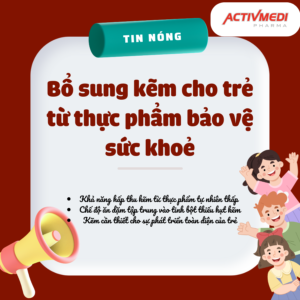 BỔ SUNG KẼM CHO TRẺ