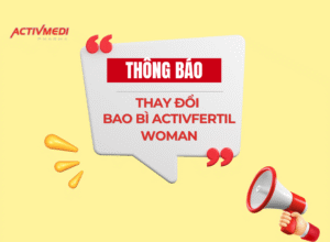 Thông báo thay đổi bao bì Activfertil Woman