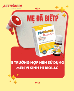 TOP 5 ĐỐI TƯỢNG TRẺ CẦN BỔ SUNG MEN VI SINH