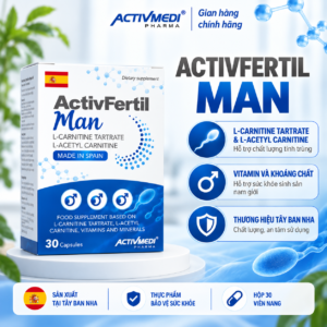 ACTIVFERTIL MAN - Hộp 30 viên