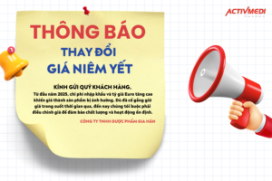 thông báo điều chỉnh giá
