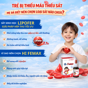 Giải pháp bố sung sắt Lipofer