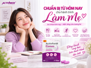 chuẩn bị mang thai cùng ActivFertil Woman